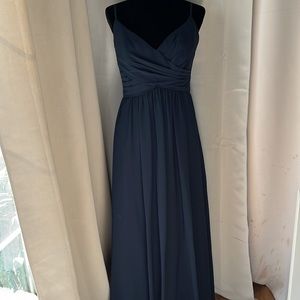 SORELLA VITA NAVY BLUE FORMAL MAXI DRESS size small